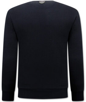 Local Fanatic Just beat it print sweater Zwart - XL