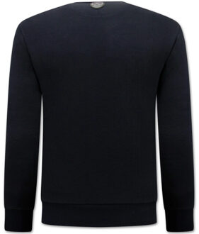 Local Fanatic Just beat it print sweater Zwart - XS