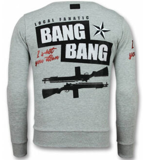 Local Fanatic Marilyn Trui - Monroe Sweater Heren - Truien Mannen - Grijs - Maten: XXL