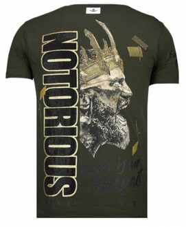 Local Fanatic Notorious king conor t-shirt - maat XL Veelkleurig