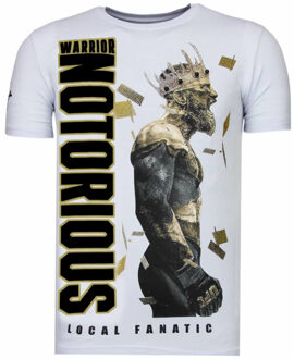 Local Fanatic Notorious king conor t-shirt Wit - L