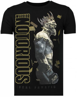 Local Fanatic Notorious king conor t-shirt Zwart - XL