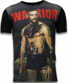 Local Fanatic Notorious warrior digital t-shirt Zwart - S