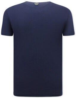 Local Fanatic Pablo escobar uzi t-shirt navy Veelkleurig - XL