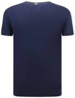 Local Fanatic Pablo escobar uzi t-shirt navy Veelkleurig - XS