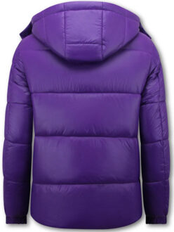 Local Fanatic Puffer jas gewatteerde jassen Paars - XL