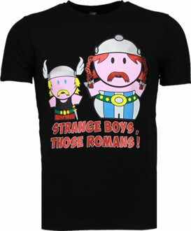 Local Fanatic Romans - T-shirt - Zwart - Maten: L