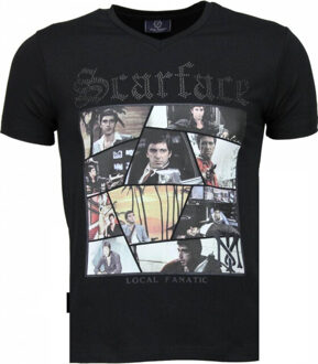 Local Fanatic Scarface tm t-shirt Zwart - XL