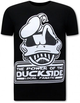 Local Fanatic Shirt met print duckside - maat S Zwart