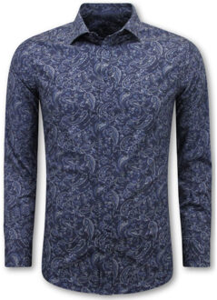 Local Fanatic Slim fit lange mouw Grijs