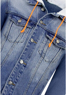 Local Fanatic Spijkerjas met capuchon Blauw - L