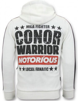 Local Fanatic Sportvest conor notorious trainingsvest - maat S Wit