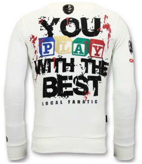 Local Fanatic Sweater chucky childs play - maat S Wit