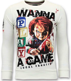 Local Fanatic Sweater chucky childs play Wit - L
