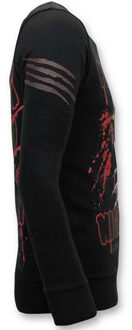 Local Fanatic Sweater freddy krueger - maat XXL Zwart