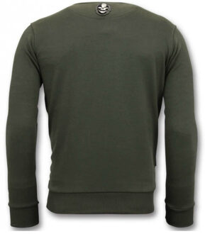 Local Fanatic Sweater narcos trui Groen - M