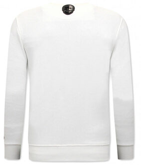 Local Fanatic Sweater nasa international Wit - XL