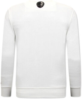 Local Fanatic Sweater nasa international Wit - XXL