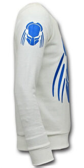 Local Fanatic Sweater predator neon print - maat XXL Wit