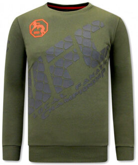 Local Fanatic Sweater ufc Groen - M