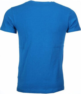 Local Fanatic T-shirt anonymous disobey print Blauw - XXL