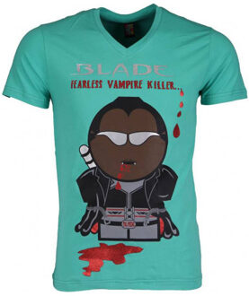 Local Fanatic T-shirt blade fearless vampire killer Veelkleurig - L