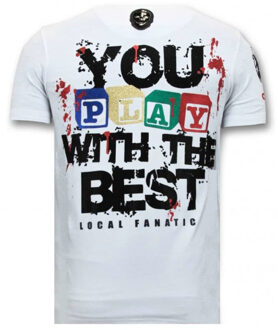 Local Fanatic T-shirt chucky childs play - maat M Wit
