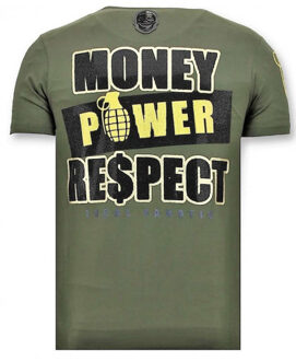 Local Fanatic T-shirt cosa nostra mafioso Groen - S