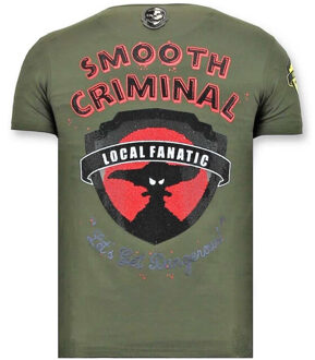 Local Fanatic T-shirt crime empire - maat XXL Groen