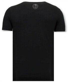 Local Fanatic T-shirt destroyed playtoy Zwart - L