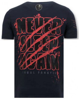 Local Fanatic T-shirt freddy krueger Blauw - XL