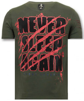 Local Fanatic T-shirt freddy krueger Groen - L