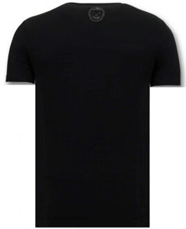 Local Fanatic T-shirt joaquin guzman el chapo Zwart - XL