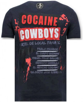 Local Fanatic T-shirt los jefes de narcos Blauw - XL