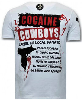 Local Fanatic T-shirt los jefes de narcos Wit - XL
