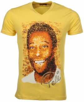 Local Fanatic T-shirt Pele - Geel - Maat XXL