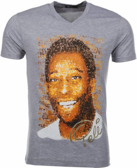 Local Fanatic T-shirt Pele - Grijs - Maat M