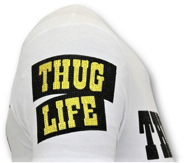 Local Fanatic T-shirt print the chief wanted Wit - XXL