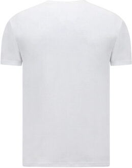 Local Fanatic T-shirt ronde hals Wit - XXL