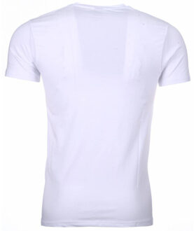 Local Fanatic T-shirt scarface made to get paid print Wit - XS