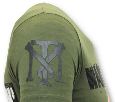 Local Fanatic T-shirt shooting duck gun - maat XXL Groen