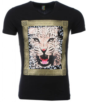 Local Fanatic T-shirt tijger print Zwart - XS