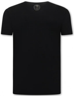 Local Fanatic T-shirts loaded gun Zwart - XL