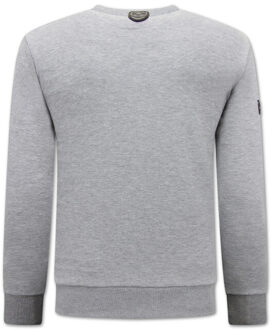 Local Fanatic The king of cocaine pablo escobar sweater Grijs - XS