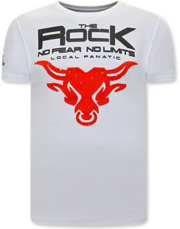 Local Fanatic The rock t-shirt Wit - XXL