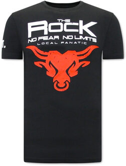Local Fanatic The rock t-shirt Zwart - M