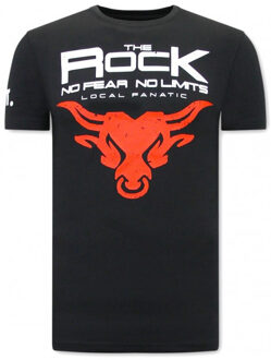 Local Fanatic The rock t-shirt Zwart - S