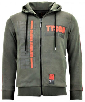 Local Fanatic Trainingspak iron mike tyson boxing Groen - S