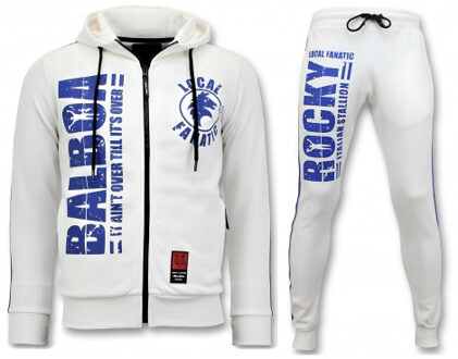 Local Fanatic Trainingspak rocky balboa sport pak Wit