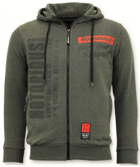 Local Fanatic Trainingsvest conor notorious hoodie Groen - S
